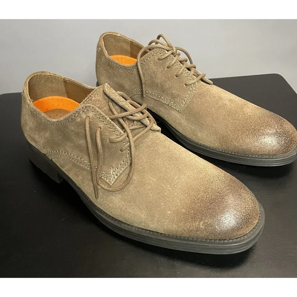 hush puppies oxford shoes M 8.5 Distressed‎ Brown New